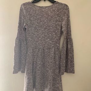 Short flare dress shirt